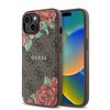Imagen de FUNDA GUESS IPHONE 15 MAGSAFE FLOWER BROWN 0215