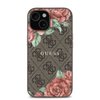 Imagen de FUNDA GUESS IPHONE 15 MAGSAFE FLOWER BROWN 0215