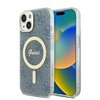 Imagen de FUNDA GUESS IPHONE 15 MASGAFE BLUE GOLD 4628