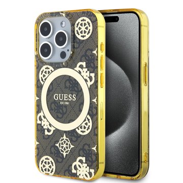 Imagen de FUNDA GUESS IPHONE 15 PRO MAX MAGSAFE BROWN GOLD 0043