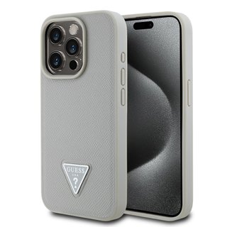Imagen de FUNDA GUESS IPHONE 15 PRO MAX TRIANGLE BEIGE 2740
