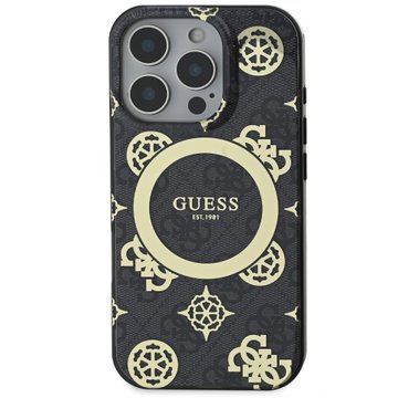 Imagen de FUNDA GUESS IPHONE 15 PRO MAX MAGSAFE BLACK GOLD 9897