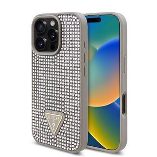 Imagen de FUNDA GUESS IPHONE 16 RHINESTONE SILVER 8405