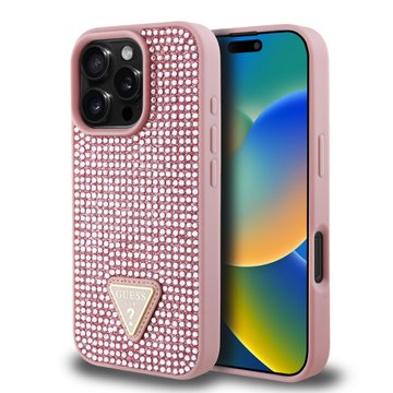Imagen de FUNDA GUESS IPHONE 16 PRO RHINESTONE PINK 8382