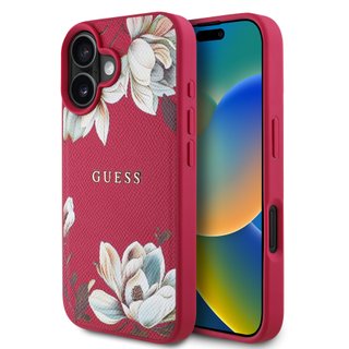 Imagen de FUNDA GUESS IPHONE 16 MAGSAFE FLOWER FUCSIA 5876