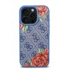 Imagen de FUNDA GUESS IPHONE 16 PRO MAG FLOWER BLUE 0413