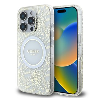 Imagen de FUNDA GUESS IPHONE 16 PRO MAX MAGSAFE WHITE 1600