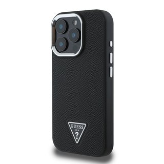 Imagen de FUNDA GUESS IPHONE 16 PRO MAX TRIANGLE BLACK 2337