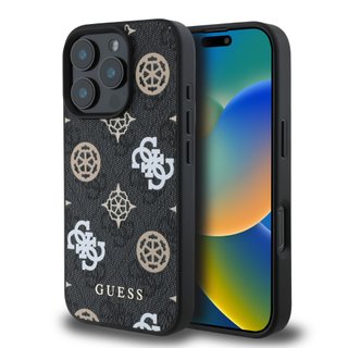 Imagen de FUNDA GUESS IPHONE 16 PRO MAX MAGSAFE PEONY BLACK 2931