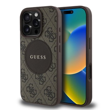Imagen de GUESS IPHONE 16 PRO MAGSAFE PATCH BROWN 6491