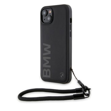 Imagen de FUNDA BMW IPHONE 15 PLUS CORD STRAP BLACK 2665