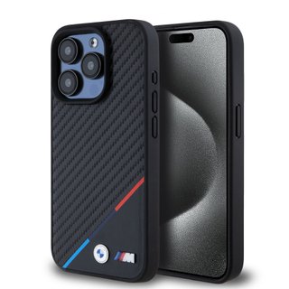 Imagen de FUNDA BMW IPHONE 15 PRO MAGSAFE CARBON 4355