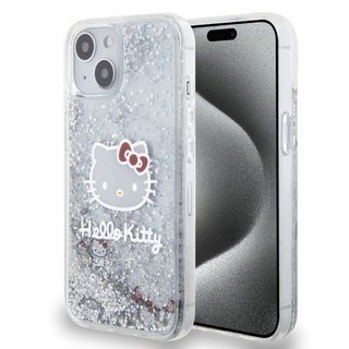 Imagen de FUNDA HELLO KITTY IPHONE 14 GLITTER SILVER 6166