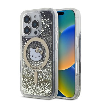 Imagen de FUNDA HELLO KITTY IPHONE 16 PRO MAGSAFE GOLD 7483