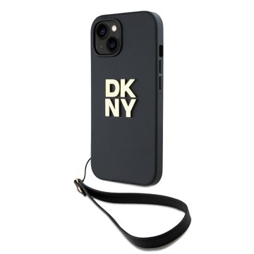 Imagen de FUNDA DKNY IPHONE 15 LOGO STRAP BLACK 4734
