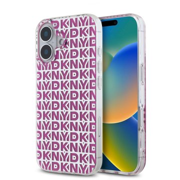 Imagen de FUNDA DKNY IPHONE 16 TPU PATTERN PINK 6141