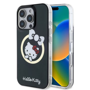 Imagen de FUNDA HELLO KITTY IPHONE 16 PRO MAX MAGSAFE BLACK 6615