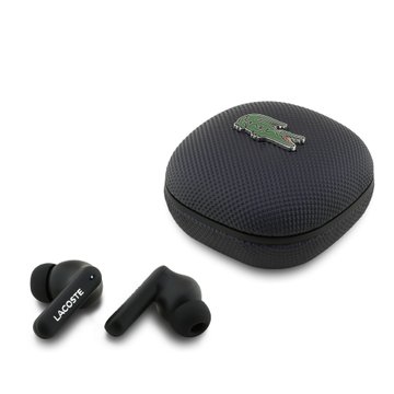 Imagen de AURICULARES LACOSTE HANDS FREE PIQUE BLACK 5010
