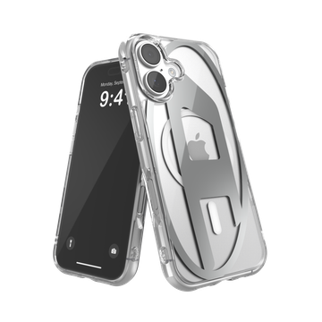 Imagen de FUNDA DIESEL IPHONE 17 MAGSAFE OVAL 60411 SILVER
