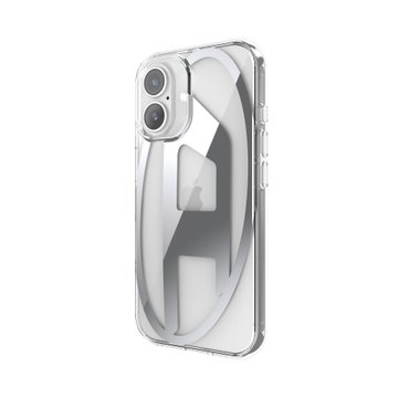Imagen de FUNDA DIESEL IPHONE 16 OVAL 60139 SILVER