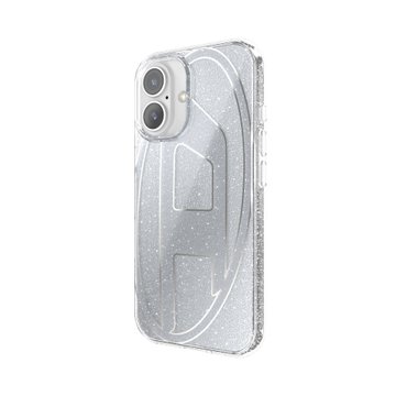 Imagen de FUNDA DIESEL IPHONE 16 OVAL 60151 GLITTER SILVER