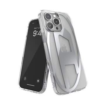 Imagen de FUNDA DIESEL IPHONE 16 PRO MAX OVAL 60142 SILVER
