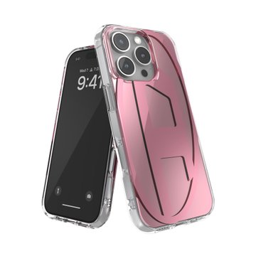 Imagen de FUNDA DIESEL IPHONE 16 PRO MIRROR 60164 PINK