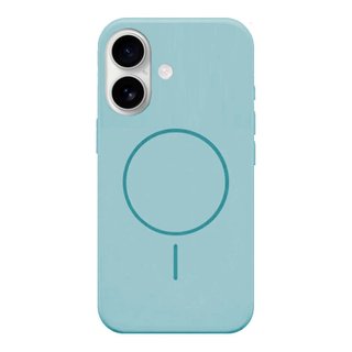 Imagen de PROTECTOR IPHONE 17 SILICONA MAGSAFE CELESTE