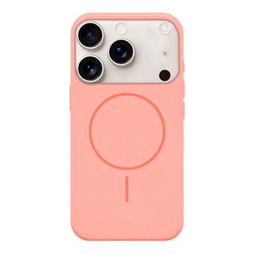 Imagen de PROTECTOR IPHONE 17 PRO MAX SILICONA MAGSAFE ROSA