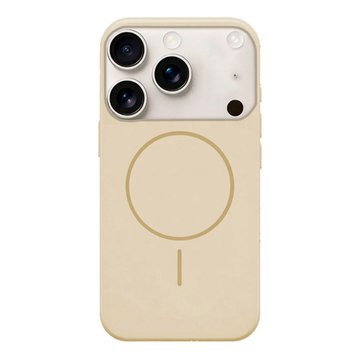 Imagen de PROTECTOR IPHONE 17 PRO MAX SILICONA MAGSAFE BEIGE