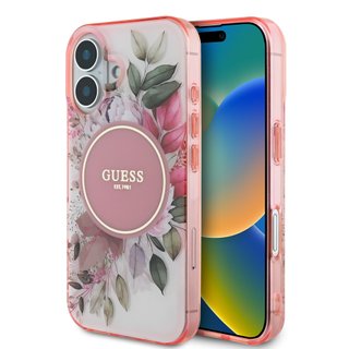 Imagen de FUNDA GUESS IPHONE 16 PLUS MAGSAFE FLOWER 8469