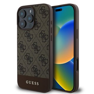 Imagen de FUNDA GUESS IPHONE 16 PRO MAX METAL BROWN 4955