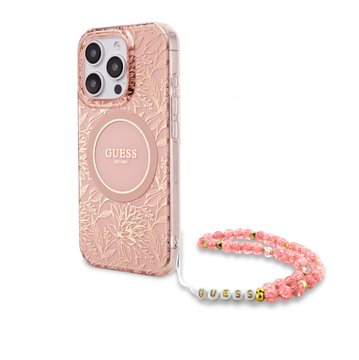 Imagen de FUNDA GUESS IPHONE 16 PRO MAX MAGSAFE PINK 9781