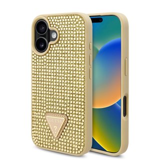 Imagen de FUNDA GUESS IPHONE 16 PLUS RHINESTONE GOLD 8337