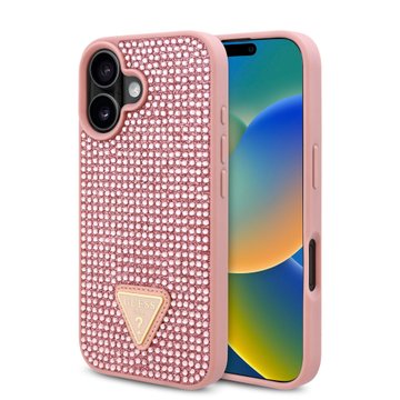 Imagen de FUNDA GUESS IPHONE 16 PLUS RHINESTONE PINK 8375