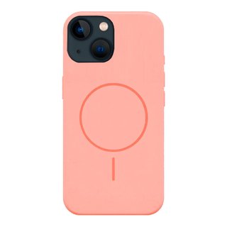 Imagen de PROTECTOR IPHONE 13 14 SILICONA MAGSAFE PINK