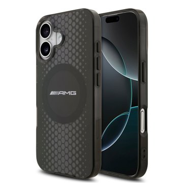 Imagen de FUNDA AMG IPHONE 17 MAGSAFE BLACK LOGO 1507