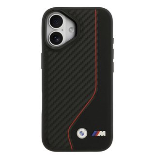 Imagen de FUNDA BMW IPHONE 17 MAGSAFE CARBON LEATHER 2121