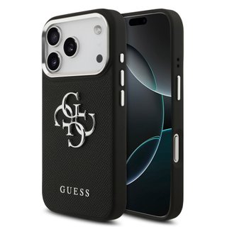 Imagen de FUNDA GUESS IPHONE 17 PRO LOGO SILVER 8097