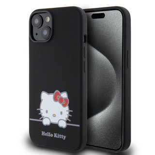 Imagen de FUNDA HELLO KITTY IPHONE 14 SILICON LOGO 7200