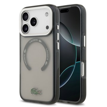 Imagen de FUNDA LACOSTE IPHONE 17 PRO MAGSAFE FROSTED GREY 2255