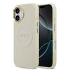 Imagen de FUNDA GUESS IPHONE 17 MAGSAFE BEIGE LEATHER 0151