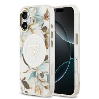 Imagen de FUNDA GUESS IPHONE 17 MAGSAFE FLOWERS WHITE 4470