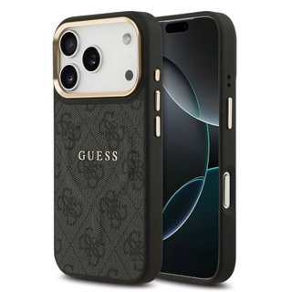 Imagen de FUNDA GUESS IPHONE 17 PRO MAGSAFE GOLD BLACK 9056