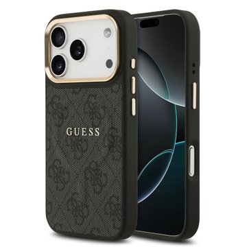 Imagen de FUNDA GUESS IPHONE 17 PRO MAGSAFE GOLD BLACK 9056