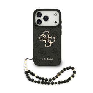 Imagen de FUNDA GUESS IPHONE 17 PRO STRAP LOGO BLACK 6214