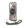 Imagen de FUNDA GUESS IPHONE 16 MAGSAFE STRAP BLACK FLOWERS 8708