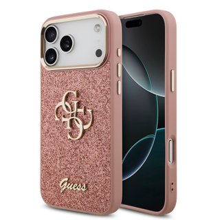 Imagen de FUNDA GUESS IPHONE 17 PRO MAX LOGO PINK 8260