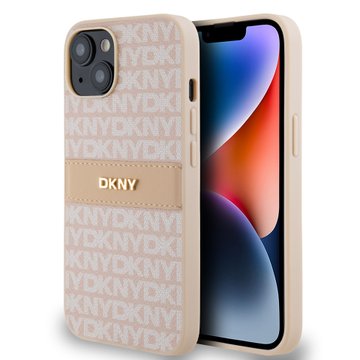 Imagen de FUNDA DKNY IPHONE 14 TEXTURE PATTERN PINK 0637