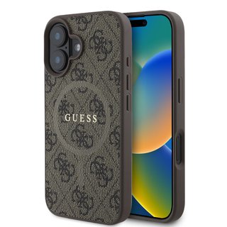 Imagen de FUNDA GUESS IPHONE 16 MAGSAFE BROWN 7248